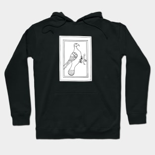 Medieval art - pigeon Hoodie